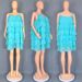 Layered Ruffle Sleeveless Dress – Chiffon Tiered Sundress With Shirred Waist (L-Xxxl) Color Carnival_ecoleips.com