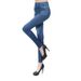 Stretch-Knit Denim-Look Leggings – High-Waisted Yoga Pants With Faux Pockets (Gray/Black/Blue, S-5XL)_ecoleips.com