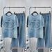 Women's American Retro Slim Fit Two-Piece Suit Loose Short Sleeve Trousers Casual Fashion Spring Summer Trendy Set_ecoleips.com