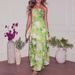 Cross-border European And American Fashion Elegant Style Printed Long Slip Dress Women's Clothing 2025 Spring-summer_ecoleips.com