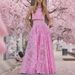 Verve Women's Casual Fashion Sleeveless Pocket Long Dress Two-Piece Set_ecoleips.com