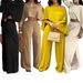 Women's Fashion Off-Shoulder Top With Elastic Waist And Pockets Solid Color Irregular Hemline For Beach Vacation_ecoleips.com