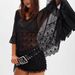 New Spring Summer Top Mesh Cover-Up Women Batwing Sleeve Beach Loose Sun Protection Shirt Lace Patchwork Blouse_ecoleips.com