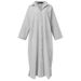 Effortless Elegance Stripe Cardigan Dress – Oversized Cotton Blend Wrap Dress With Asymmetrical Hem & Long Sleeves (Gray/Black/Sky Blue/Red/Pink)_ecoleips.com