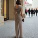 Casual Party Dress For Women Elegant Pleated Design Droopy Neck_ecoleips.com