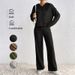 Women's Clothing Casual Loose Trousers Long Sleeved Hooded Sweater Two Piece Set_ecoleips.com