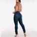 Women's Clothing New Elastic Slim Jeans Women's Button Pencil Slim High Waist Hip Trousers_ecoleips.com