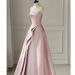 Satin Lightweight Strapless Wedding Dress 2026 New Arrival Engagement Gown Heavy Duty Mermaid Skirt for Bride's Toasting_ecoleips.com