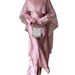 European American Cross-Border 2025 Autumn New Soft And Sweet Elegant Long-Sleeve Long Silky Dress For Women_ecoleips.com