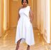 D3058M European And American Women's Clothing 2022 One-shoulder Large Hem Irregular Fashion Cross-border Dress_ecoleips.com