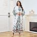 MT533 Women's Elegant Printed Casual Long Dress Fashionable Loose Fit Cross Border Style for Muslim Women_ecoleips.com