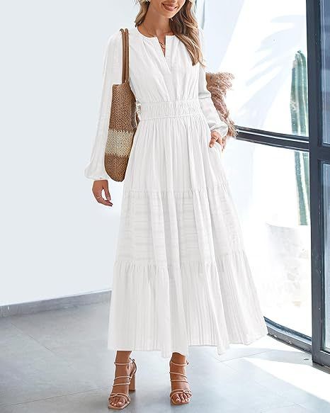 2025 European And American Foreign Trade Cross-Border Women's Fashion Hot-Selling V-Neck Ruched Waist Layered_ecoleips.com