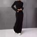 2025 Women's Solid Color Pants Long Sleeve Two-Piece Set_ecoleips.com