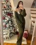 Women's Casual Fashion Suit Long Sleeved Button Sweater Cardigan With Trousers Set Solid Color Spring Autumn Wear_ecoleips.com