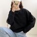 Women's Long-Sleeved Sport Jacket For Early Autumn, High-Street Style With Loose Fit And Versatile Slimming Effect, Pair_ecoleips.com