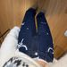 2025 New Lace Patchwork Waist Design Straight-Leg Jeans Women, Loose Fit, Slimming Wide-Leg Pants For Petite Women_ecoleips.com