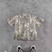 Women's Casual Loose T-Shirt round Neck Short Sleeve Unique Leaf 3D Print Fashion Top European American Style_ecoleips.com