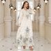 Women's Clothing Muslim Robe Leopard Print Diamond Beaded Arabic Dress_ecoleips.com