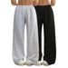 Women's European American Style Sports Casual Pants Loose Slimming Wide Leg Fashionable Comfortable Fit Bottoms_ecoleips.com