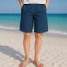 Women's Clothing Regular Pocket Washed Cotton Casual Pants Multi Color Women's Shorts_ecoleips.com