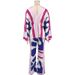 Plus Size Fashion Pant Set V Neck Long Sleeve Top With Wide Open Slit Flared Pants For Women_ecoleips.com