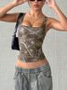 Women's Clothing Retro Fit Large Round Neck Sleeveless Vest All Match_ecoleips.com