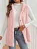 Reversible Fleece Hooded Vest For Women – Lightweight Zip-Up Cardigan, Soft & Cozy Fall Layering Essential_ecoleips.com