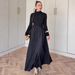 Women's Clothing Elegant Slimming Long Dress For Women Luxurious Flowing Style For Spring Muslim Dress Modest Abaya Dress_ecoleips.com