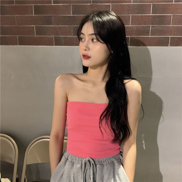Pure Desire Ins White Halter Neck Camisole Female Design Sense Niche Backless Hollow Out Hot Girl Top_ecoleips.com