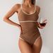 Women's Clothing New Swimsuit Women's Fashion Quick Drying Sports One Piece Swimsuit_ecoleips.com