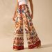 Women's Clothing new Bohemian high waist casual ethnic style loose wide leg pants_ecoleips.com