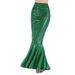 Sexy Mermaid High-Waisted Fishtail Midi Skirt Hot Sale_ecoleips.com