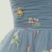 Women's Clothing Beach Birthday Short Celebrity Floral Green Suspender Dress_ecoleips.com