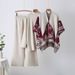 Fashion 3-Piece Set: Shawl Cardigan + Oversized Sweater + Wide Leg Pants – Elegant Office & Casual Outfit, Wrinkle-Free Polyester, Plus Size Friendly_ecoleips.com