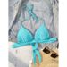 Women's Halter Neck Tie Up Bikini Swimsuit American Style Sexy Spring Beach Top Fashion_ecoleips.com