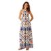 Women's Clothing Printed Fashion Sexy Temperament Halterneck Sleeveless Wide Leg Trousers_ecoleips.com