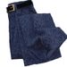 Korean Dark Blue Leopard Print Fleece-Lined Jeans For Women New Autumn Winter Fashion American Style Straight_ecoleips.com