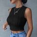 Summer OL Temperament Sleeveless round Neck Slim Fit Women's Vest European And American Style 2024 New Women's Clothing Tops_ecoleips.com
