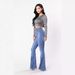 European And American Foreign Trade Cross-border Supply 2024 Spring-summer New High-waisted Stretchy Flared Jeans For_ecoleips.com
