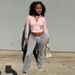 Women's Clothing Women's Autumn And Winter Line Contrast Color Collarless Zipper Elastic Rope High Waist Trousers Suit_ecoleips.com