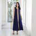 Elegant Muslim Long Dress Set For Women Fashion Bestseller_ecoleips.com
