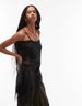 Women's Sexy Lace Patchwork Camisole Solid Color Hot Girl Top For Summer_ecoleips.com
