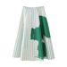 Summer New Striped Corset-Style Top And Mid-Length Skirt Set For Women2964192_ecoleips.com