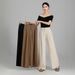 Suitable For All Seasons Spring Summer New Tencel Linen Suit Style Ice Silk Wide Leg High Waist Slimming Fashion Versatile Pants_ecoleips.com