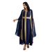 Elegant Muslim Long Dress Set For Women Fashion Bestseller_ecoleips.com