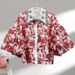 Women's Clothing Printed High Waist Shirt For Women Slim Fit Versatile Top_ecoleips.com