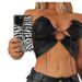 Women's Clothing Women's Off Shoulder Bralette Style Summer Slim Fit Tank Top Halter Neck Strap Sexy Clothing_ecoleips.com