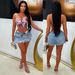 WISH Sexy Mini Skirt for Women European And American Style Summer New Distressed Appliqué Hot Selling Fashionable Women's Bottoms_ecoleips.com