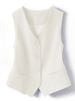 K Suit Vest, Women's Tank Top, New Slim Fit, Outer Layer, Layered, Camisole, Short Clip_ecoleips.com