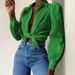 DiYun European And American Casual Vacation Fashion Hollow Long Sleeve Cardigan Shirt Women's Clothing 2025_ecoleips.com